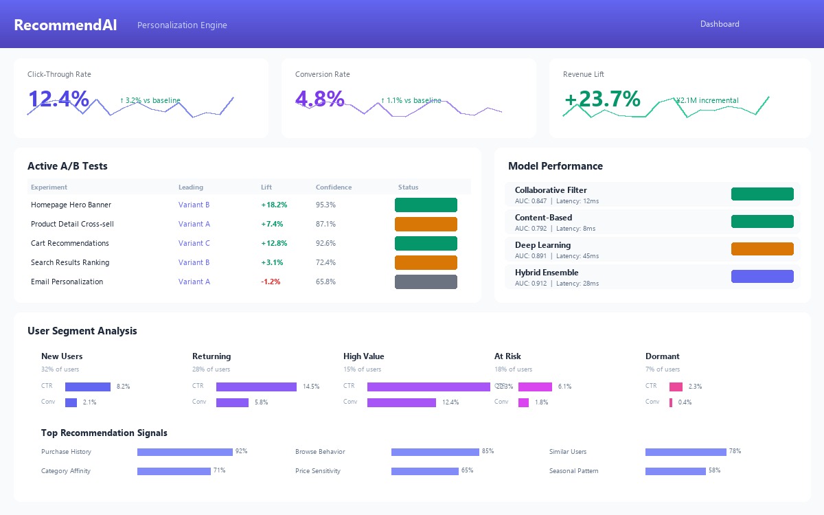 Ancillary Product Recommendation Engine
